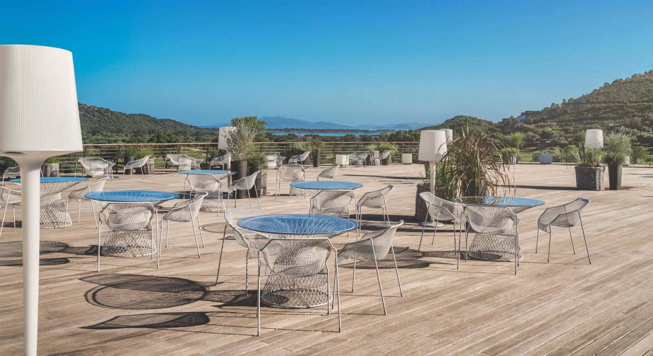 resort with panoramic restaurant in porto ercole