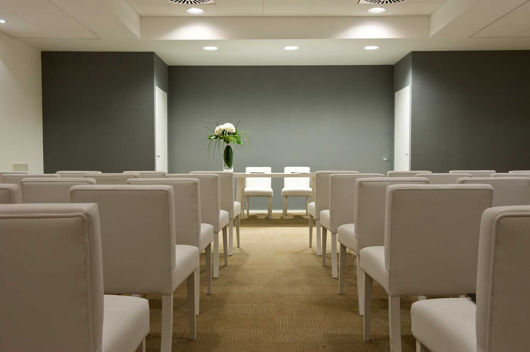 meeting room at luxury resort in tuscany