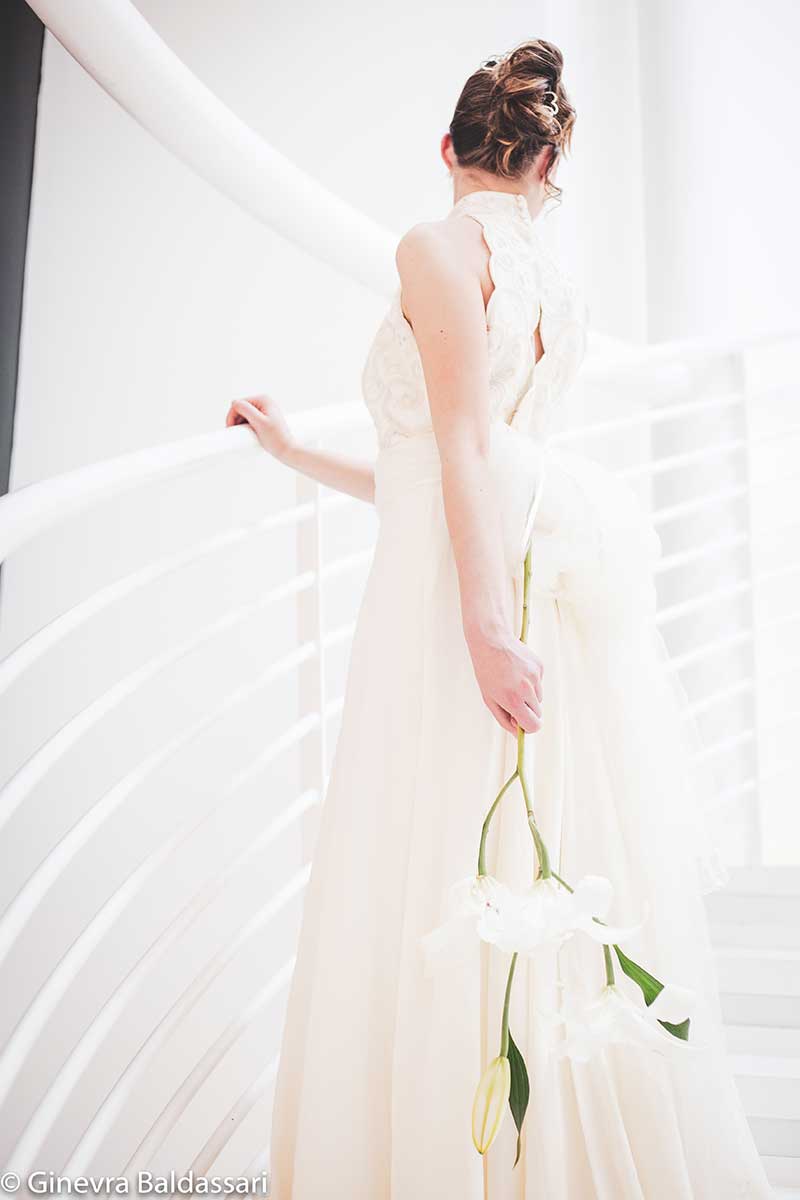 bride in the luxury wedding resort in porto ercole