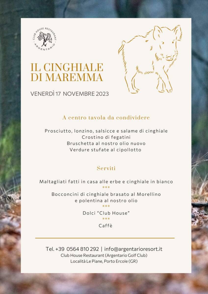 it:: Eventi gastronomici all'Argentario || en:: food events at Tuscany Resort with Fine Dining