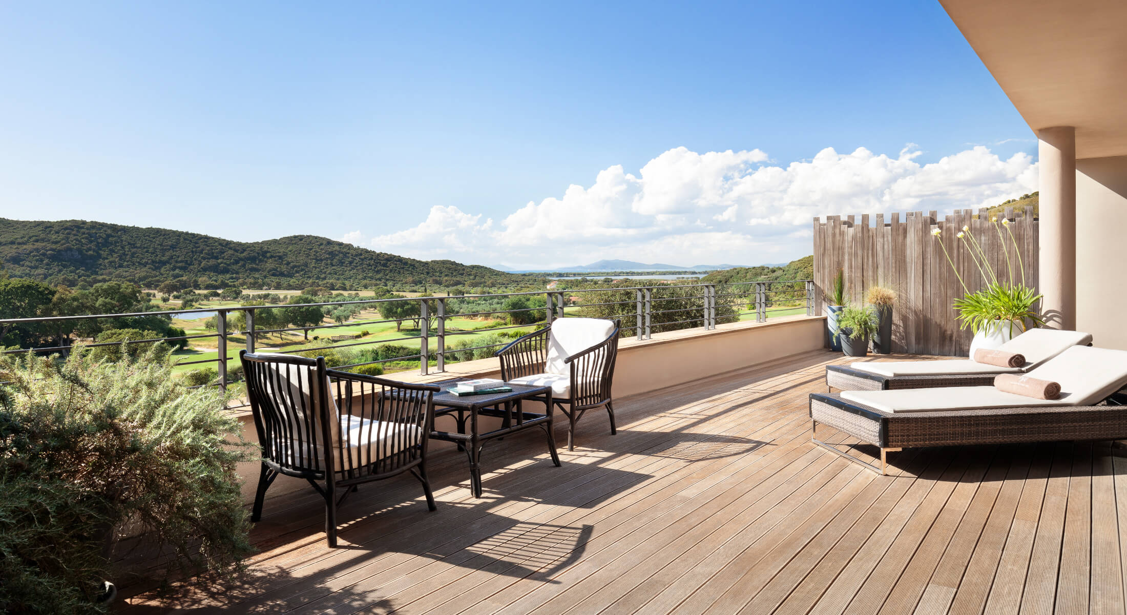 terrazzo panoramico della suite