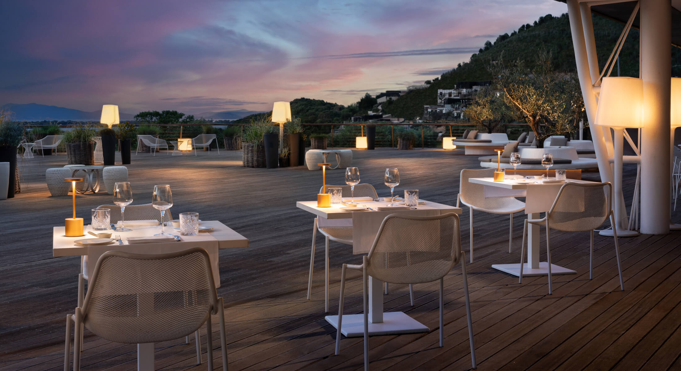 resort with panoramic restaurant in porto ercole